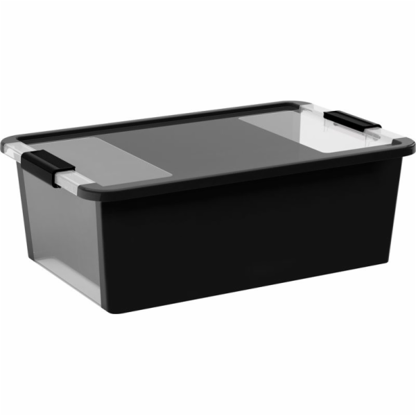 Box s vekom KIS Bi-Box M, 26 lit., čierny, 35x55x19 cm