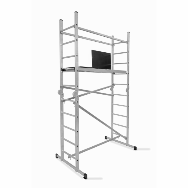 Lešení s plošinou Strend Pro IKAR, hliníkové, 2x5, 3in1, ...