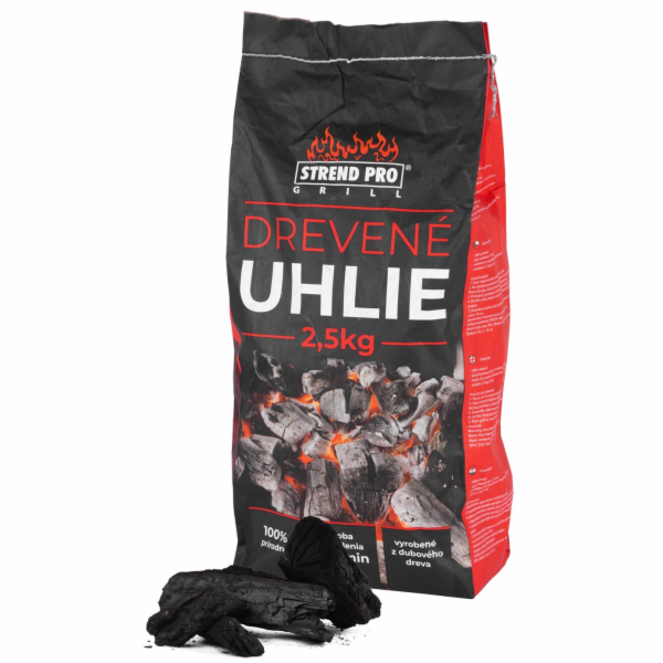 Strend Pro Grill dřevěné uhlí 2,5 kg, na grilování