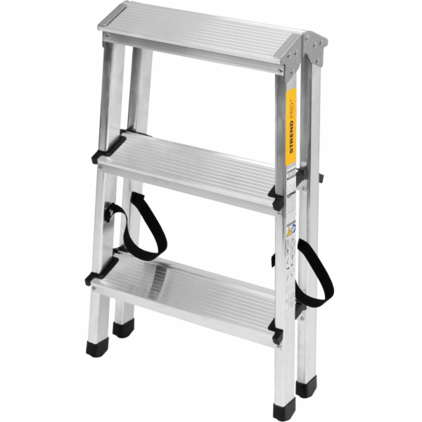 Schůdky Strend Pro DD3, 2x3 stupně, 125 kg, ALU, oboustra...