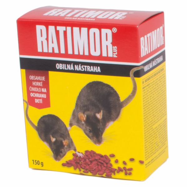 Návnada RATIMOR® Bromadiolon, obilná návnada na myši a po...