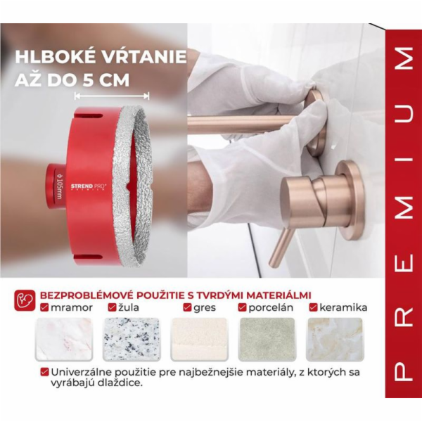 Strend Pro Premium DCB11, 105 mm, M14, korunka, diamant, ...