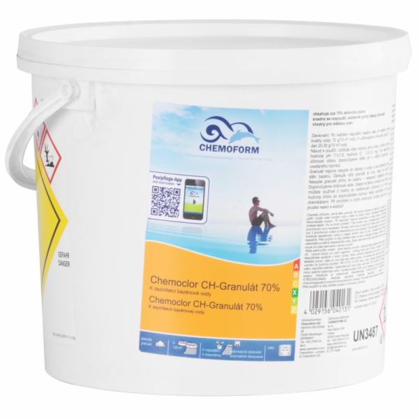 Chlor Chemoform 0605, granulát, 70%, balení 5 kg