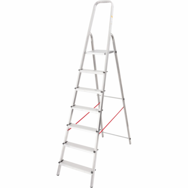 Schůdky Strend Pro AL-D7, 7 schůdků, nosnost 125 kg, Alu