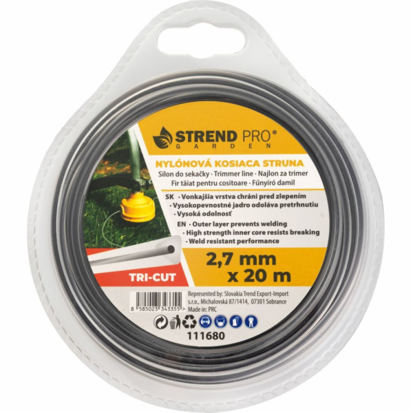 Silon na kosení TriCut 2,70 mm, D-20 m, Trigon extreme, t...