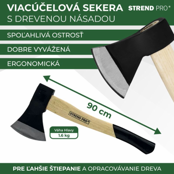 Sekera Strend Pro OrgA613 Economy, 1600 g, CNToon, dřevěn...