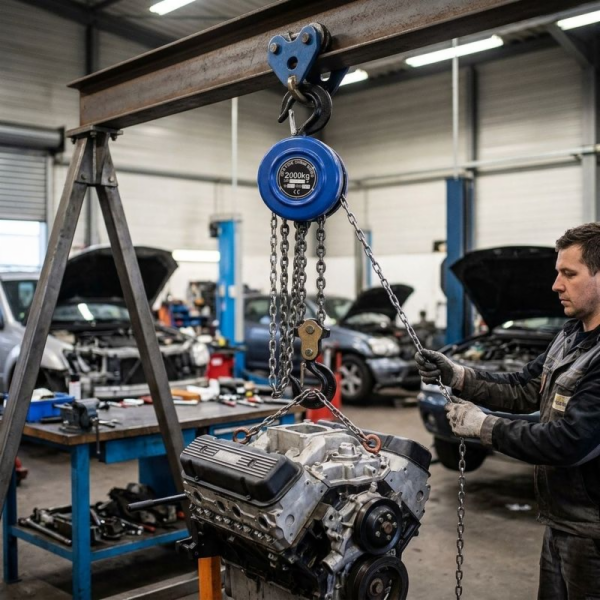 Strend ProTRC9020, 2 tuny/řetěz L-2,5 m řetězový kladkost...