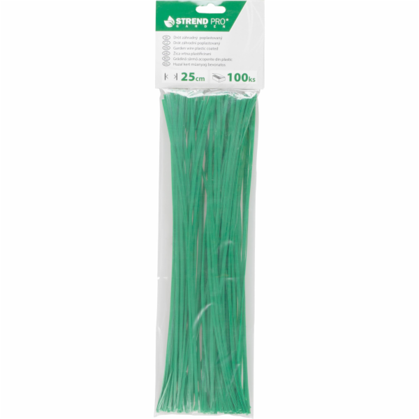 GardenTwist PVC drát 0,4x3 mm, L-250 mm, vázací, balení. ...