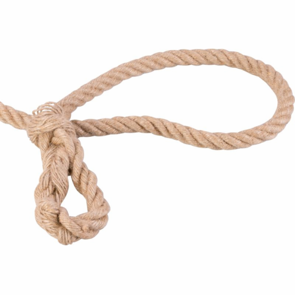 Jutový pavouk, 10 m, silné jutové lano s okem