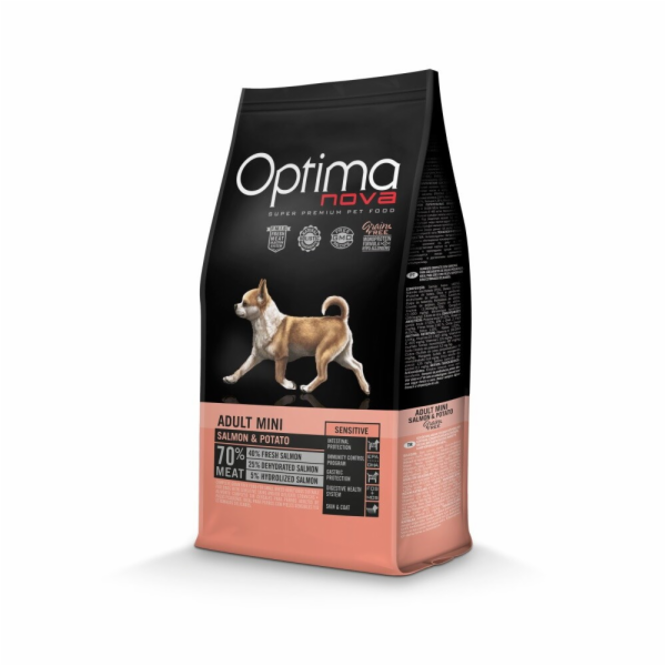 OPTIMANOVA Adult Mini Sensitive Salmon & Potato - suché k...