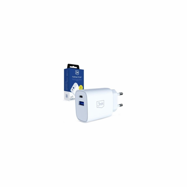 3mk FlowPower 30W 1A1C PD 3,0 QC4+ White