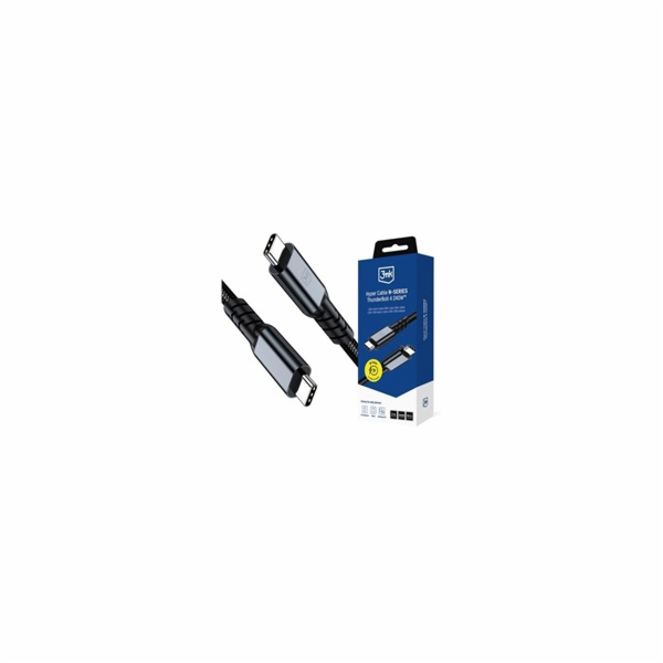 3mk Hyper Cable N-SERIES Thunderbolt 4 2m 48V/5A 40Gb/s 2...