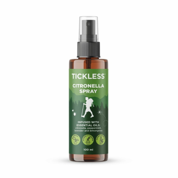 TICKLESS® Outdoor Citronella Sprej proti komárům a klíšťa...