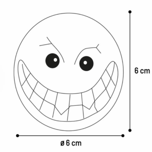 Hračka pro psy, plameňák, míč, 6 cm, žlutá