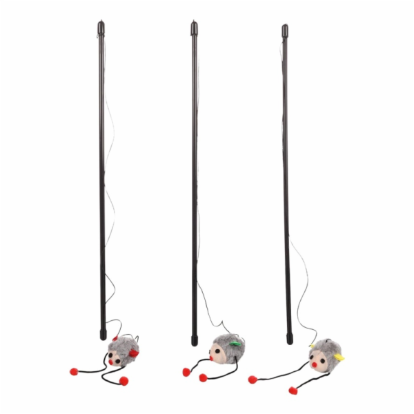 Hračka pro kočky Flamingo DANGLER, černá/šedá