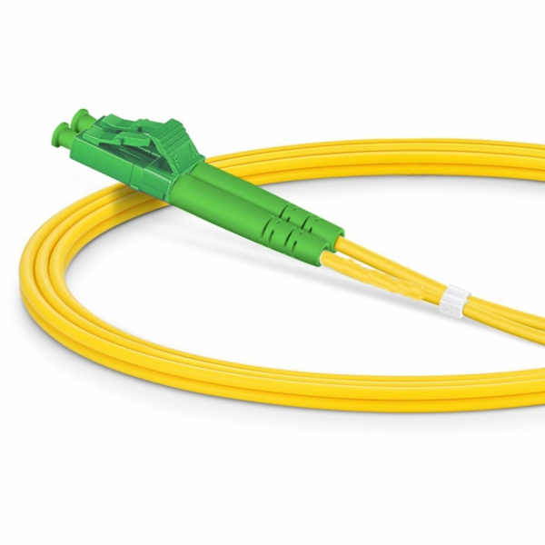 Equip patchkabel E2000/APC->LC/APC 10,00 m SM Duplex žlutý