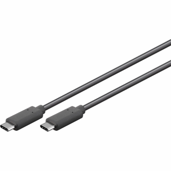 MicroConnect Kabel USB USB-C - USB-C 0,5 m černý (USB3.2C...