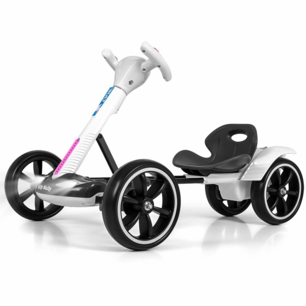 Milly Mally Bateriový motokárový vůz Bolt bílý