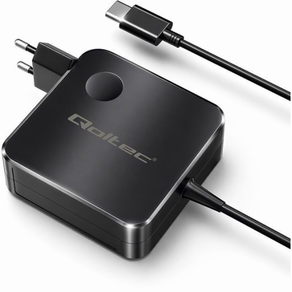 Qoltec GaN 100W nabíječka do zásuvky | USB-C PD | 5–20 V ...