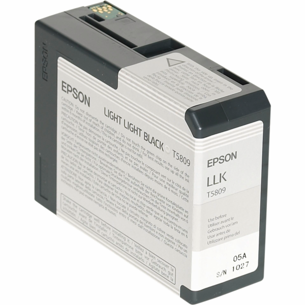 Epson cartridge svetle svetle  cerna T 580 80 ml T 5809