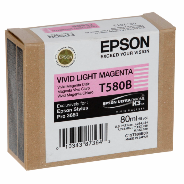 EPSON ink bar Stylus Pro 3880 - vivid light magenta (80ml)