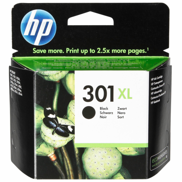 HP CH 563 EE cartridge  cerna c. 301 XL