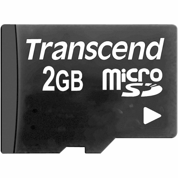 TRANSCEND MicroSD karta 2GB, bez adaptéru