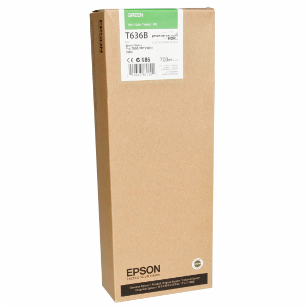 Epson cartridge zelena T 636 700 ml              T 636B