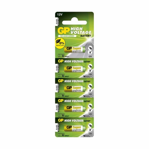 Alkalická Baterie GP 5x 27A