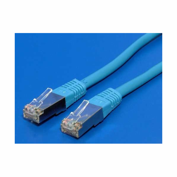 Patch kabel FTP Cat 6, 1m - modrý