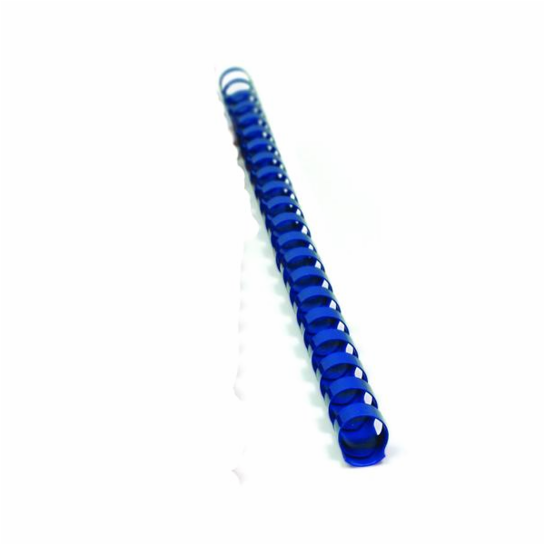 Plastové hřbety 12,5 mm, modré