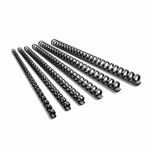 Plastové hřbety 12,5 mm, černé