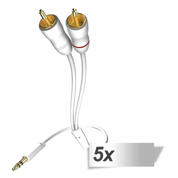 in-akustik Star Audio Kabel 3,5 mm Jack - Cinch 1,5 m