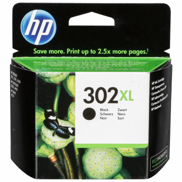 HP F6U68AE cartridge cerna c. 302 XL
