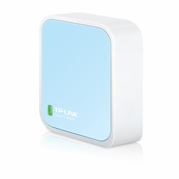 TP-Link TL-WR802N WiFi4 router (N300, 2,4GHz, 1x100Mb/s L...