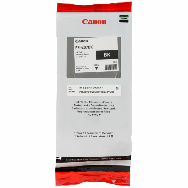 Canon ink PFI-207  BK  8789B001  originá