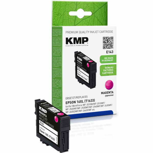 KMP E143 cartridge cervena  kompatibilni s Epson T1633