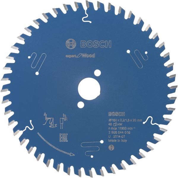 BOSCH Pilový kotouč Expert for Wood 160 x 20 x 2,2 mm, 48