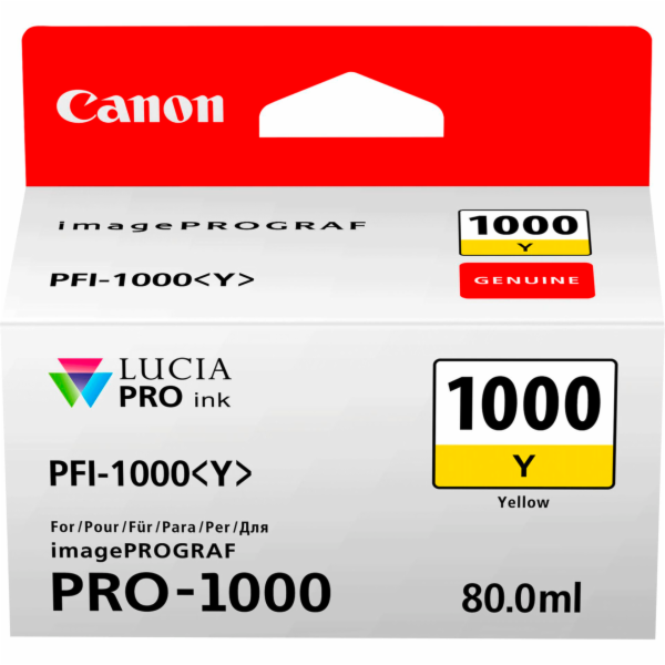 Canon PFI-1000 Y zluta