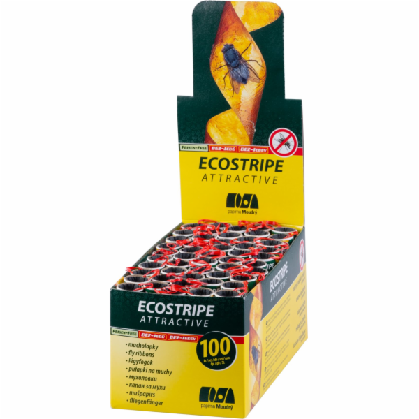 Mucholapka Ecostripe Attractive, Sellbox 100 ks