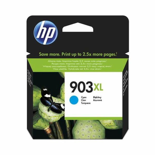HP inkoustová kazeta 903XL azurová T6M03AE, originál