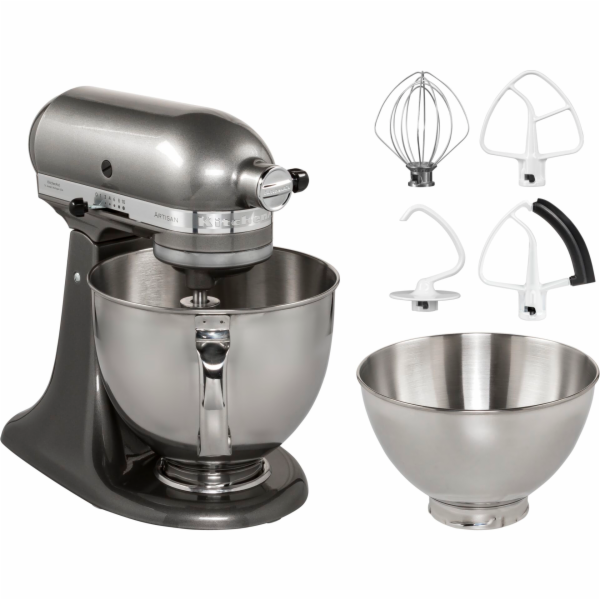 Kuchyňský robot KitchenAid Artisan 5KSM175PSEMS tmavě stř...