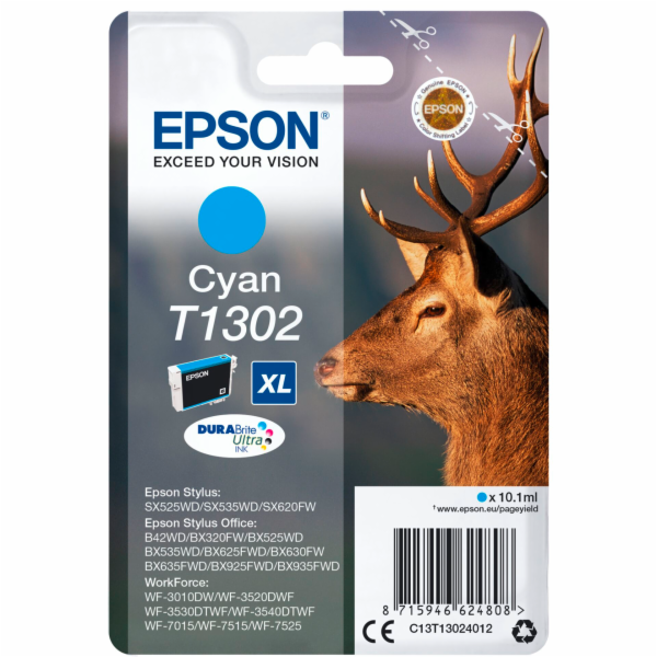Inkoust Epson azurový T1302XL (C13T13024012)