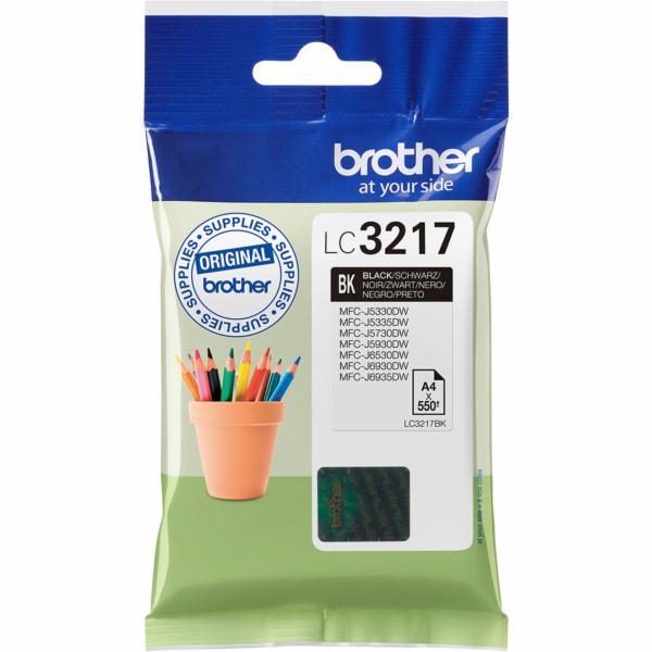 Inkoust Brother černý LC-3217BK