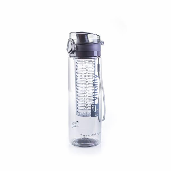 G21 na smoothie/juice 600ml láhev šedá