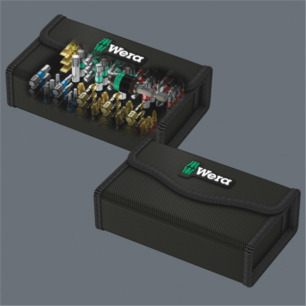 WERA Bit-Safe 43 universal 1 Bit-Check, Sada bitů