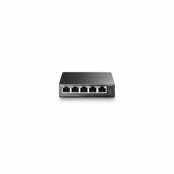 Switch TP-Link TL-SG1005P 5x GLAN, 4xPOE, 56W, kov