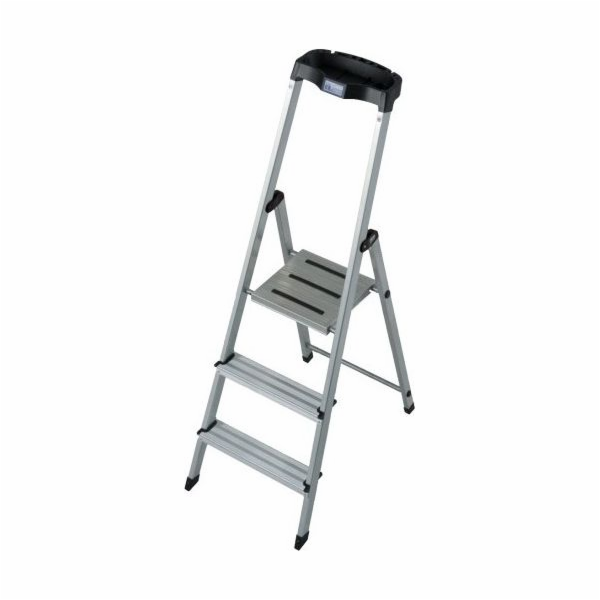 Krause Safety Skládací žebřík stříbrný