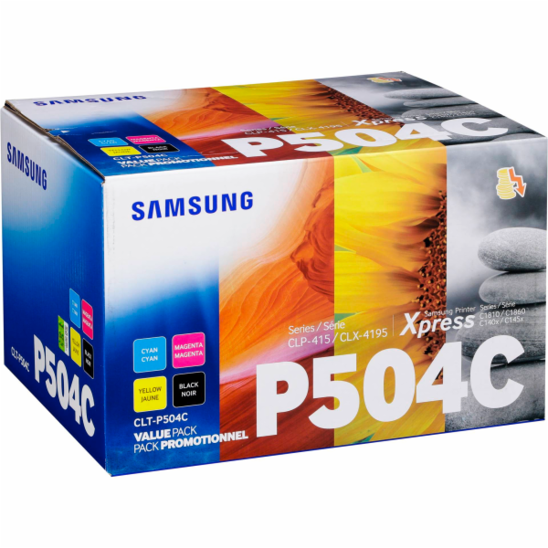 Samsung CLT-P 504 C balení toner  CYMK (4 barvy)