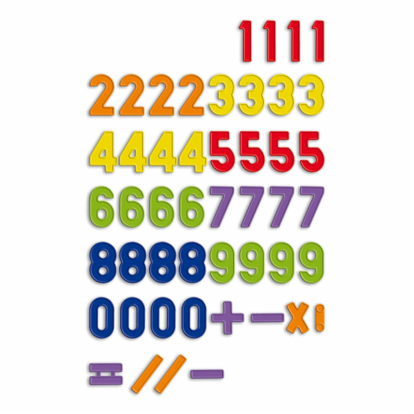 Quercetti Magnetická čísla 48 ks. (040-5463)